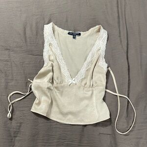 Satin Lace Tank